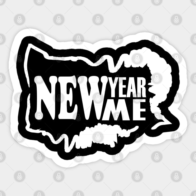 New Year New Me!!happy new year 2024 Sticker by Day81